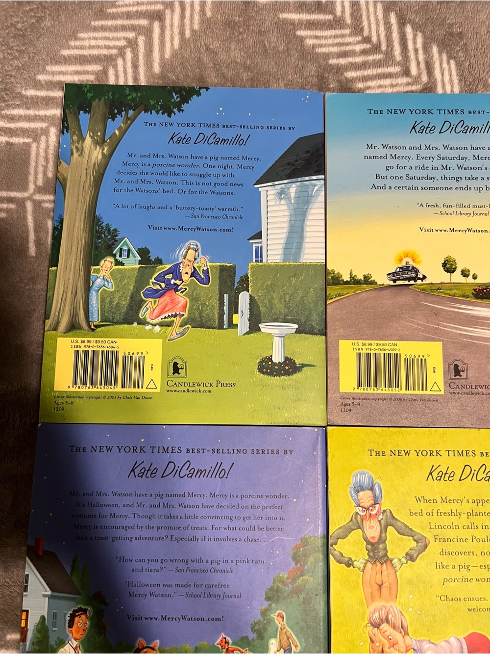 Mercy Watson Series by Kate DiCamillo 6 Piece Kids Book Lot Set Bundle - Picture 9 of 16